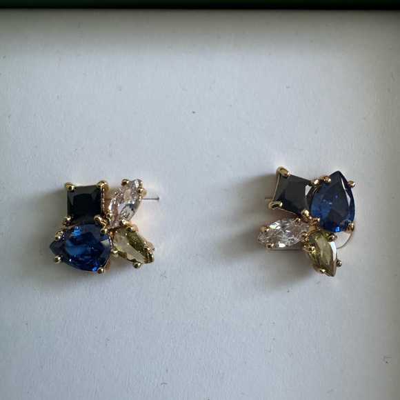 Kate Spade flying colors crystal cluster stud earrings - Picture 4 of 5